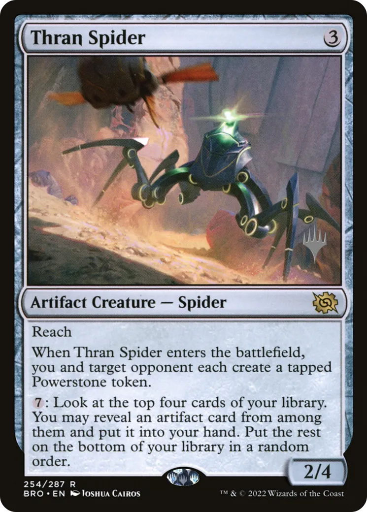 Araignée thran — The Brothers' War Promos — Magic: The Gathering