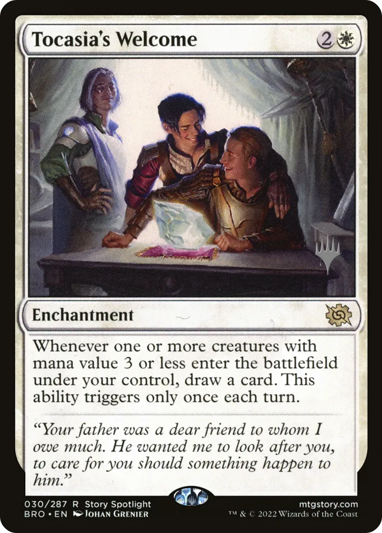 Accueil de Tocasia — The Brothers' War Promos — Magic: The Gathering
