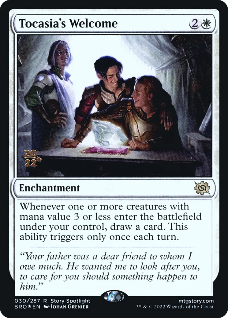 Accueil de Tocasia — The Brothers' War Promos — Magic: The Gathering