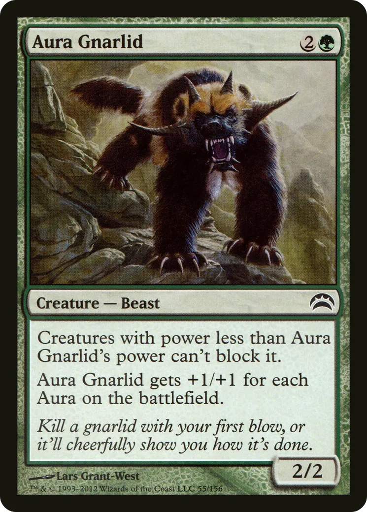 Aura Gnarlid — Planechase 2012 — Magic: The Gathering