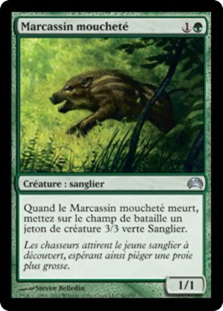 Marcassin moucheté — Planechase 2012 — Magic: The Gathering