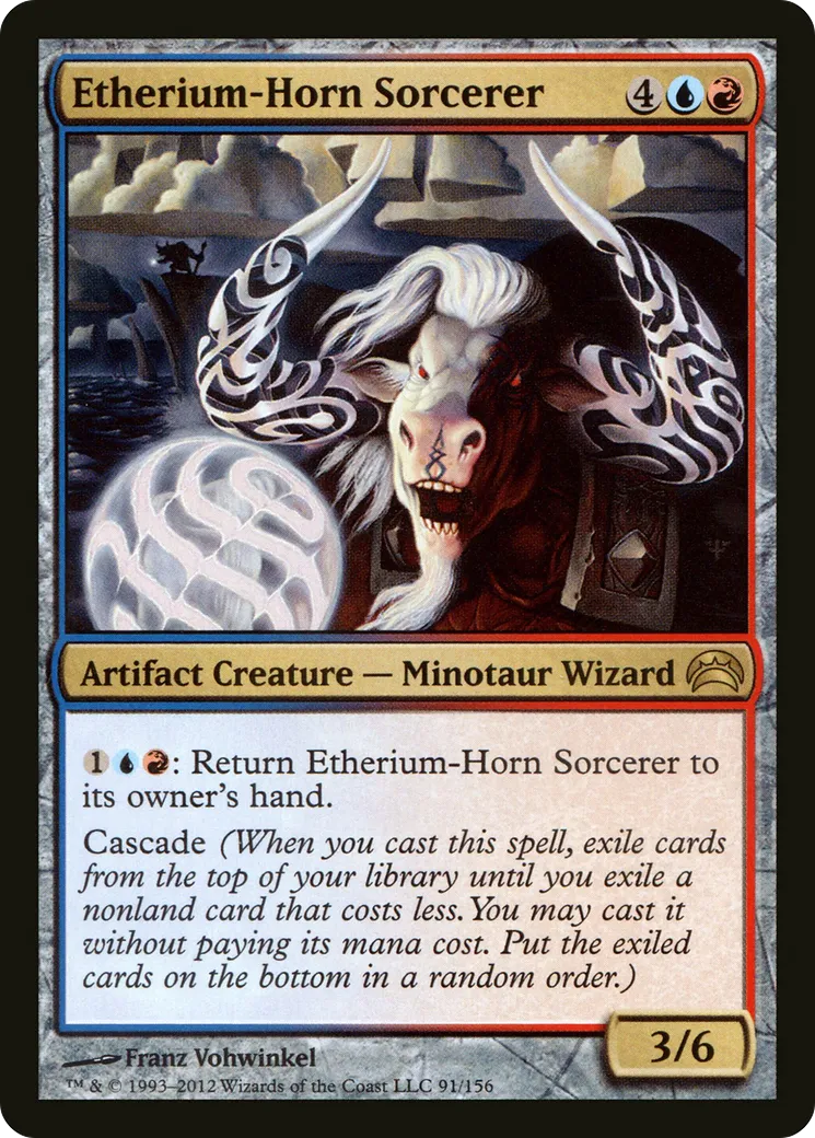 Sorcier à cornes d'étherium — Planechase 2012 — Magic: The Gathering