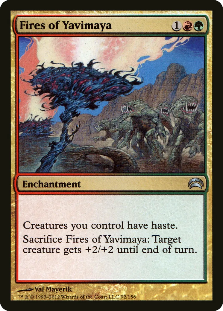 Feux de la Yavimaya — Planechase 2012 — Magic: The Gathering