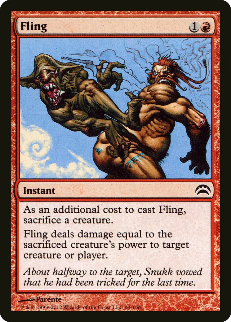 Fling — Planechase 2012 — Magic: The Gathering