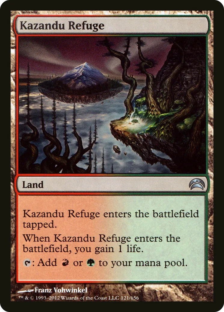 Refuge du Kazandou — Planechase 2012 — Magic: The Gathering