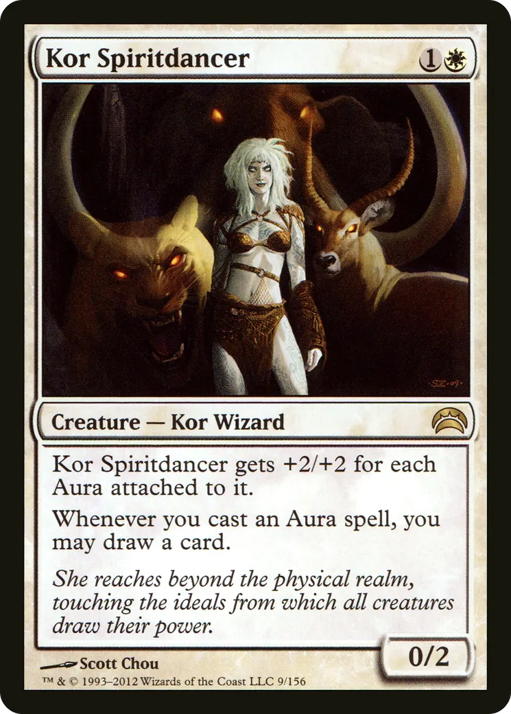 Danseuse d'esprit kor — Planechase 2012 — Magic: The Gathering