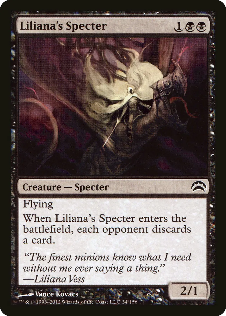 Spectre de Liliana — Planechase 2012 — Magic: The Gathering