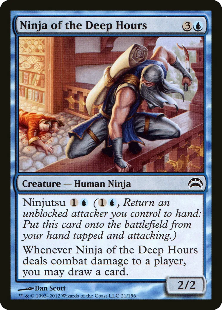 Ninja of the Deep Hours — Planechase 2012 — Magic: The Gathering
