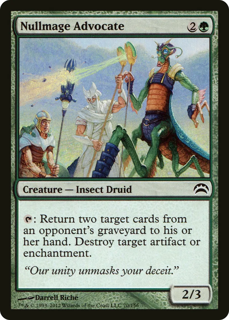 Nullmage Advocate — Planechase 2012 — Magic: The Gathering