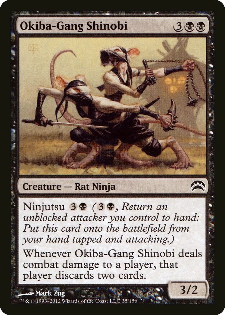 Okiba-Gang Shinobi — Planechase 2012 — Magic: The Gathering