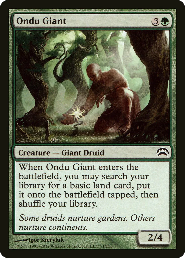 Ondu Giant — Planechase 2012 — Magic: The Gathering