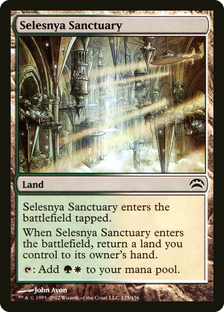 Selesnya Sanctuary — Planechase 2012 — Magic: The Gathering