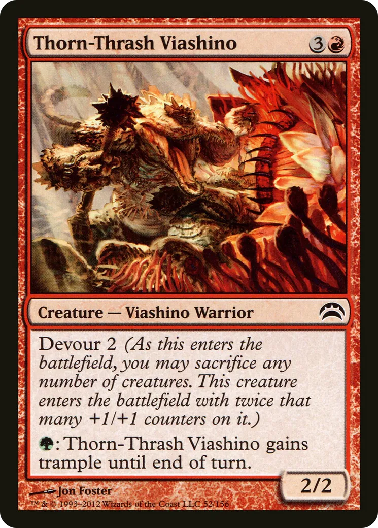 Thorn-Thrash Viashino — Planechase 2012 — Magic: The Gathering
