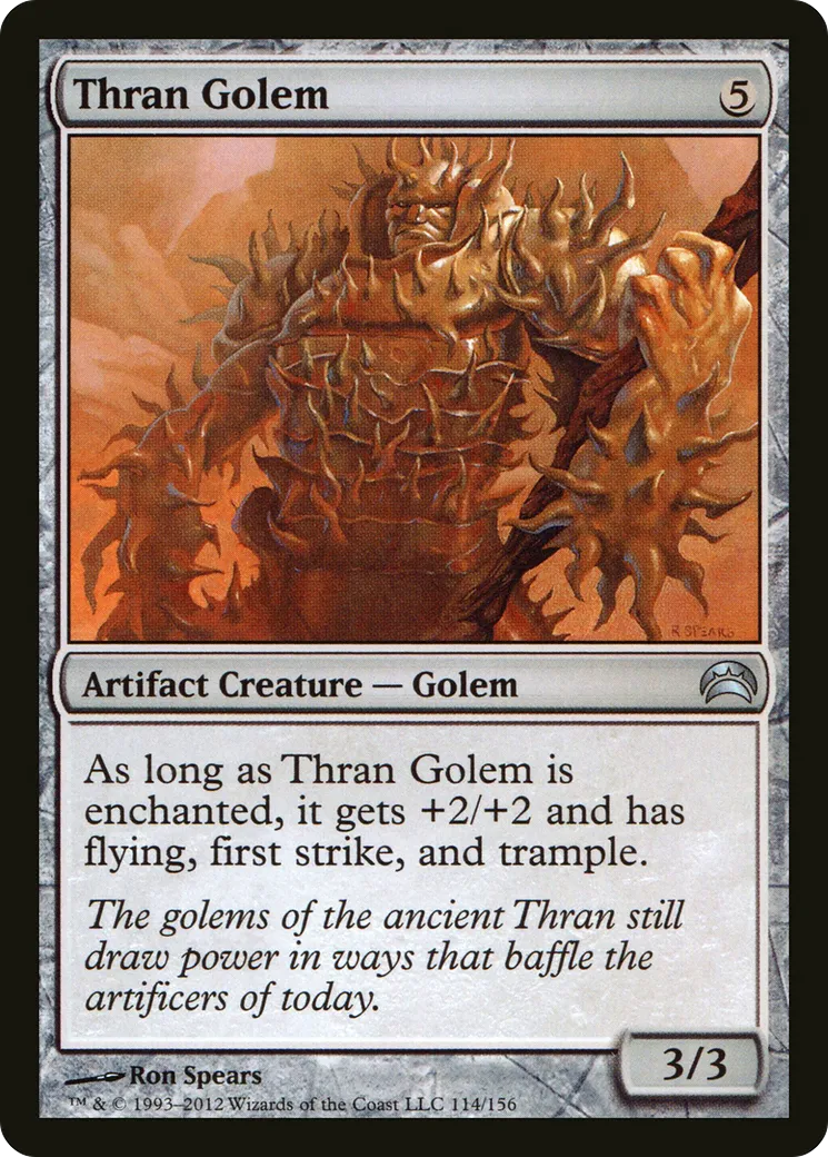 Golem thran — Planechase 2012 — Magic: The Gathering
