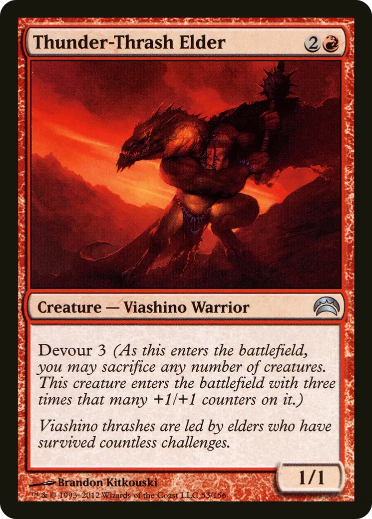 Thunder-Thrash Elder — Planechase 2012 — Magic: The Gathering