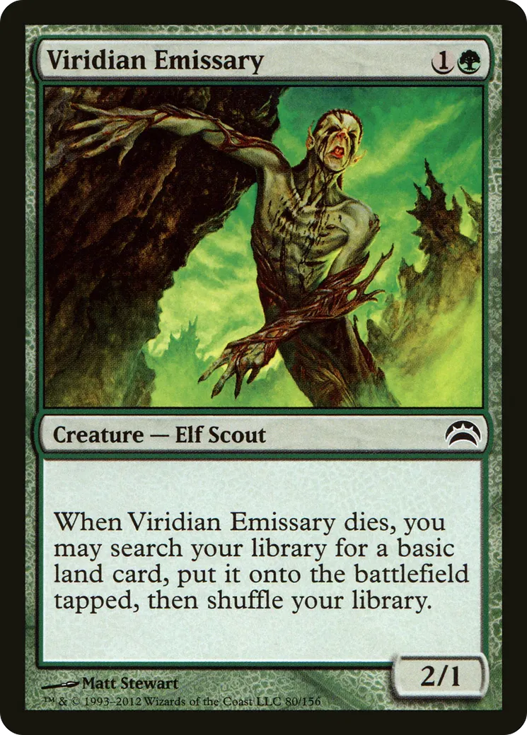 Viridian Emissary — Planechase 2012 — Magic: The Gathering