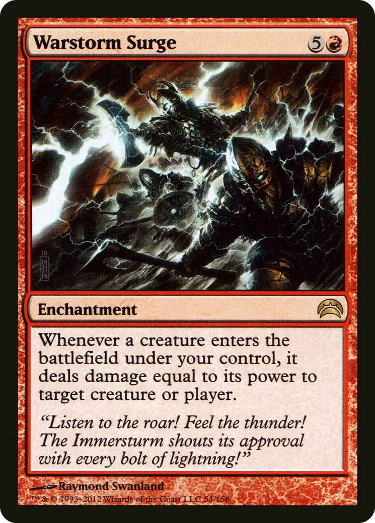 Déferlement de l'orage de guerre — Planechase 2012 — Magic: The Gathering