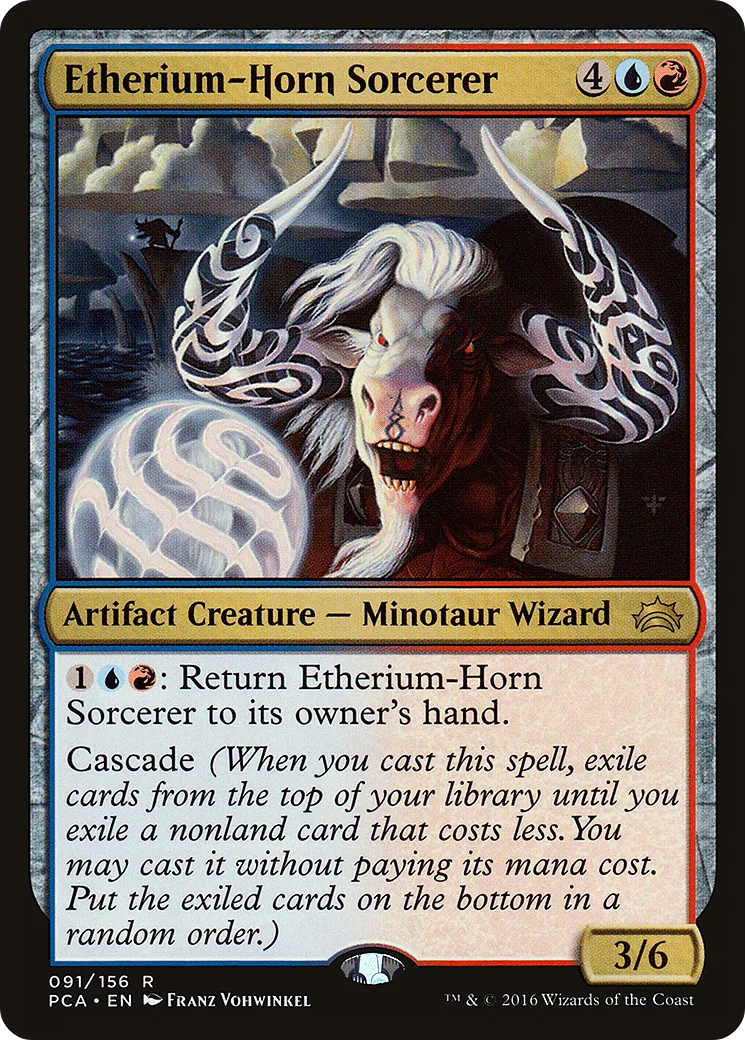Sorcier à cornes d'étherium — Planechase Anthology — Magic: The Gathering