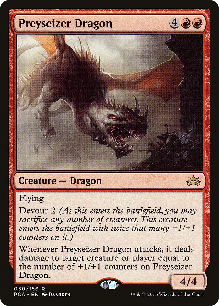 Preyseizer Dragon — Planechase Anthology — Magic: The Gathering