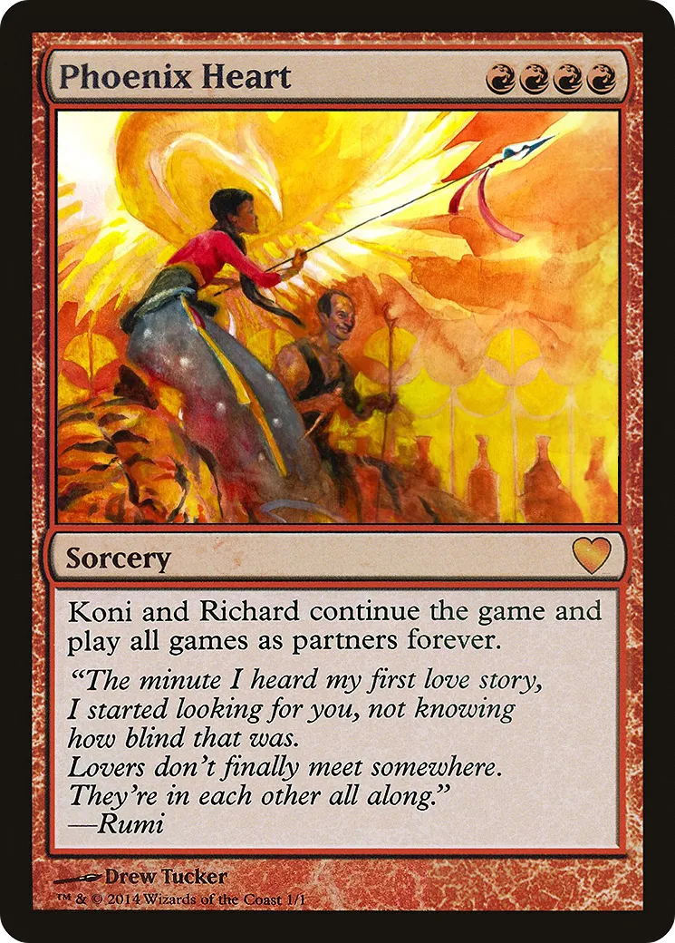 Phoenix Heart — Celebration Cards — Magic: The Gathering