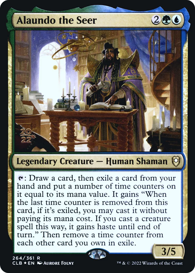 Alaundo le prophète — Battle for Baldur's Gate Promos — Magic: The Gathering