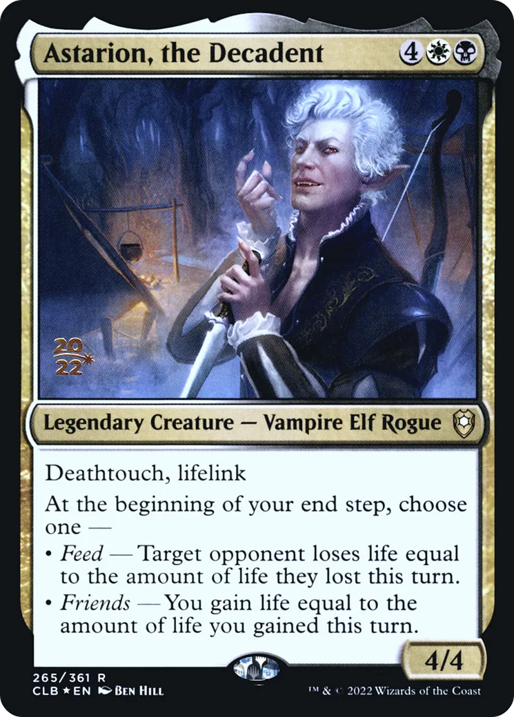 Astarion, le décadent — Battle for Baldur's Gate Promos — Magic: The Gathering