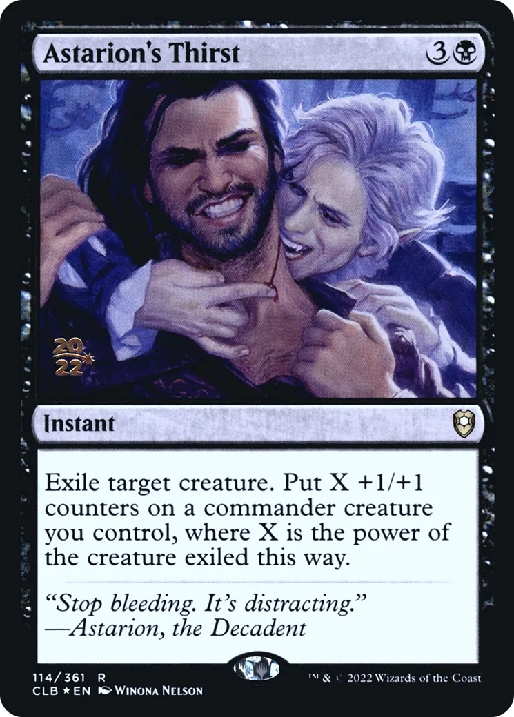 Astarion's Thirst — Battle for Baldur's Gate Promos — Magic: The Gathering