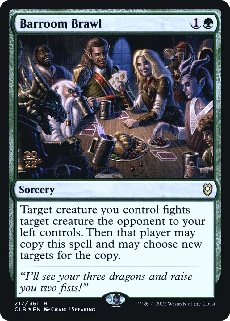 Barroom Brawl — Battle for Baldur's Gate Promos — Magic: The Gathering