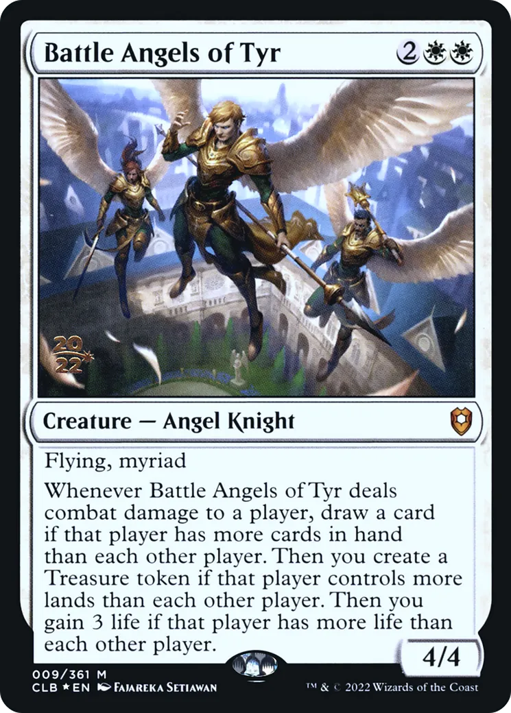 Battle Angels of Tyr from Battle for Baldur's Gate Promos - Magic: The Gathering