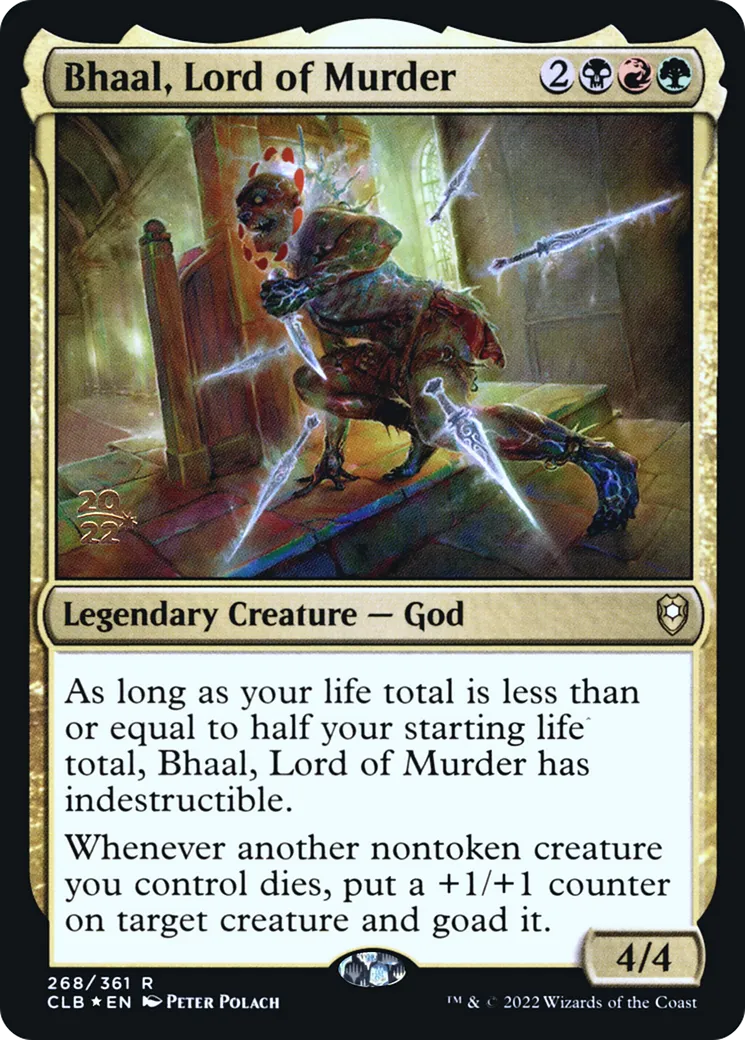 Bhaal, le Seigneur du Meurtre — Battle for Baldur's Gate Promos — Magic: The Gathering
