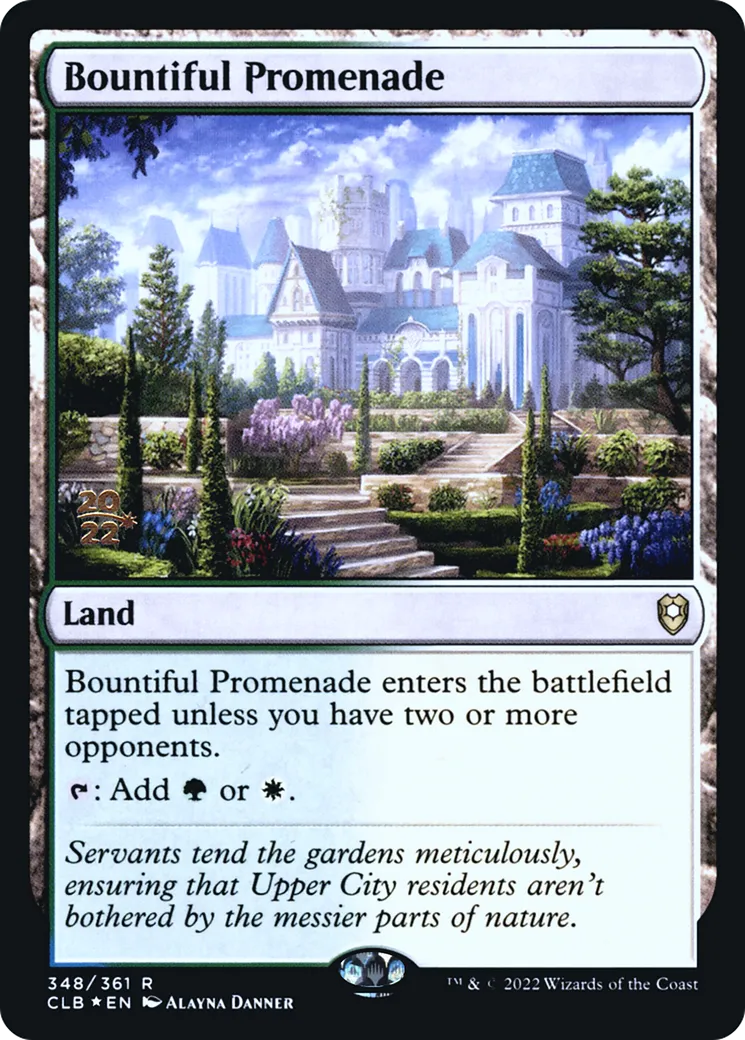 Bountiful Promenade from Battle for Baldur's Gate Promos - Magic: The Gathering