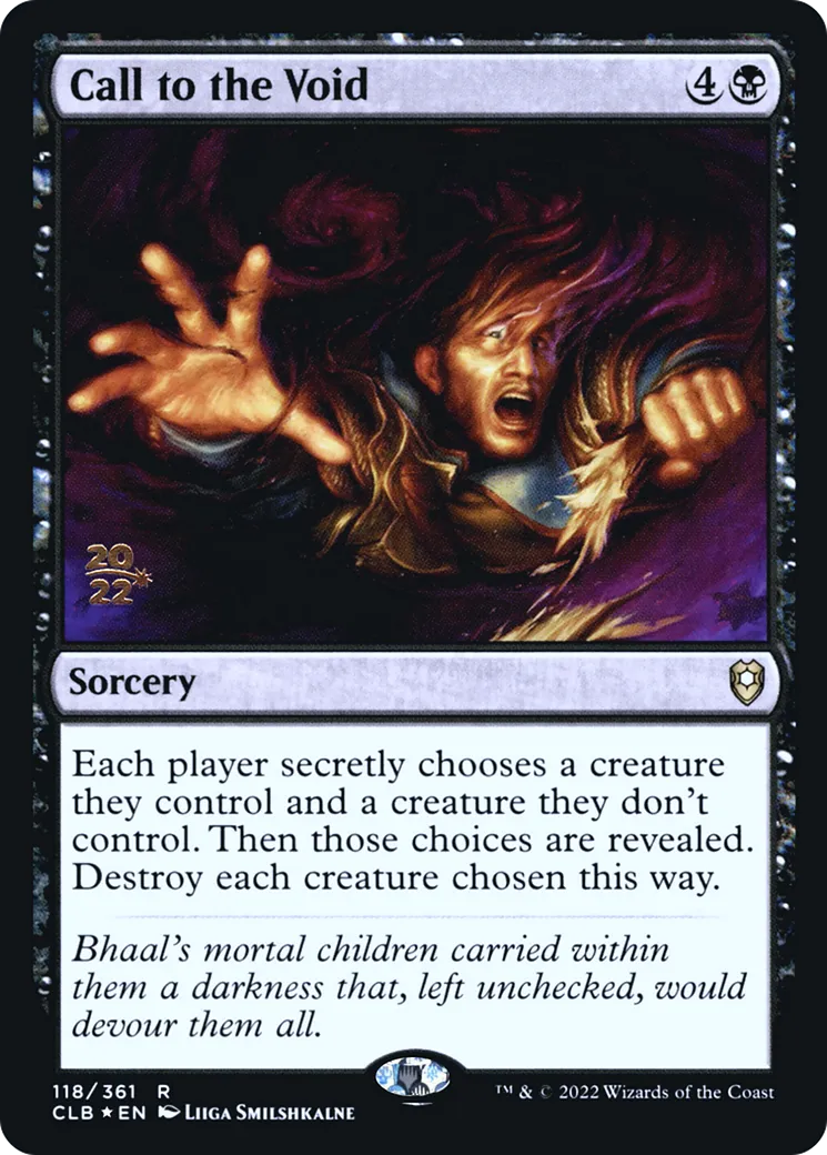 Appel du vide — Battle for Baldur's Gate Promos — Magic: The Gathering