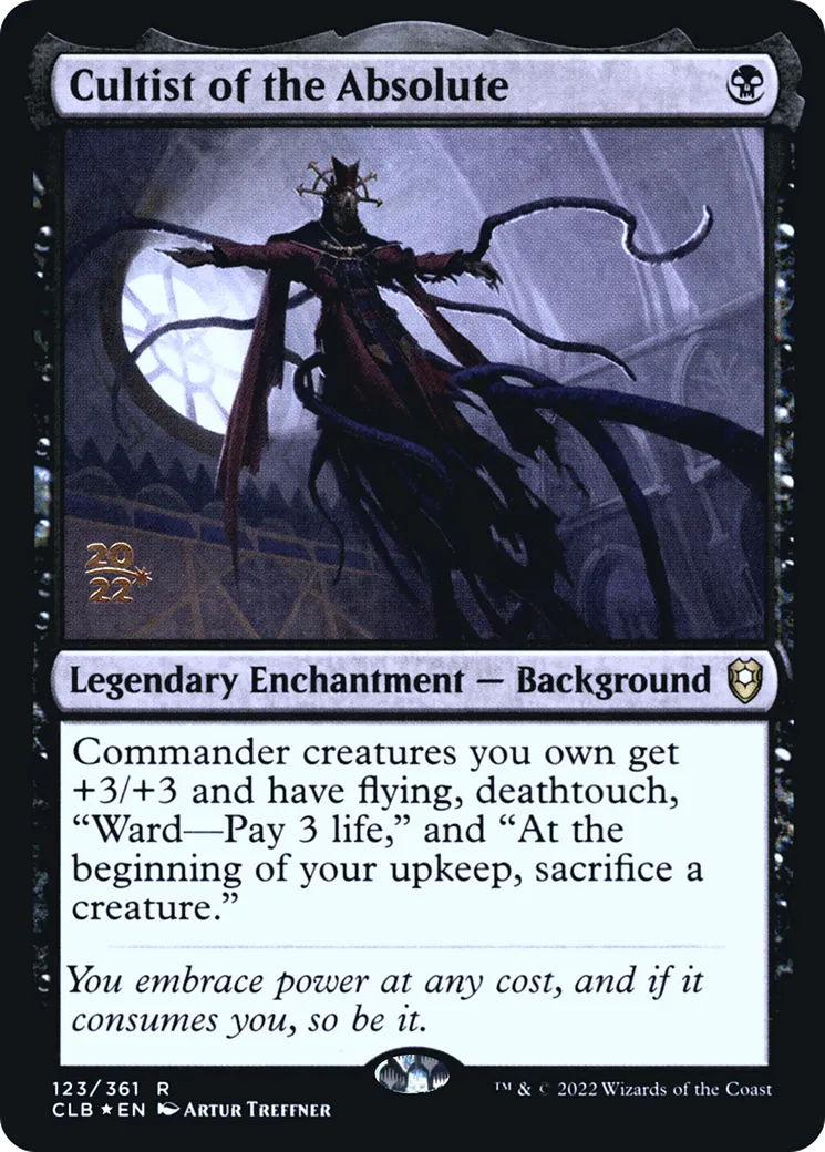 Cultiste de l'Absolu — Battle for Baldur's Gate Promos — Magic: The Gathering