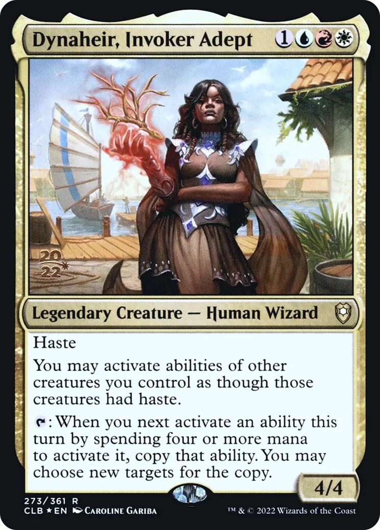 Dynaheir, experte invocatrice — Battle for Baldur's Gate Promos — Magic: The Gathering