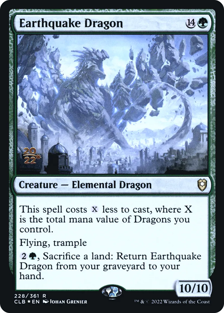 Dragon sismique — Battle for Baldur's Gate Promos — Magic: The Gathering