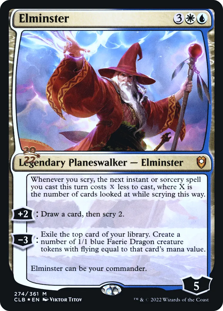 Elminster — Battle for Baldur's Gate Promos — Magic: The Gathering