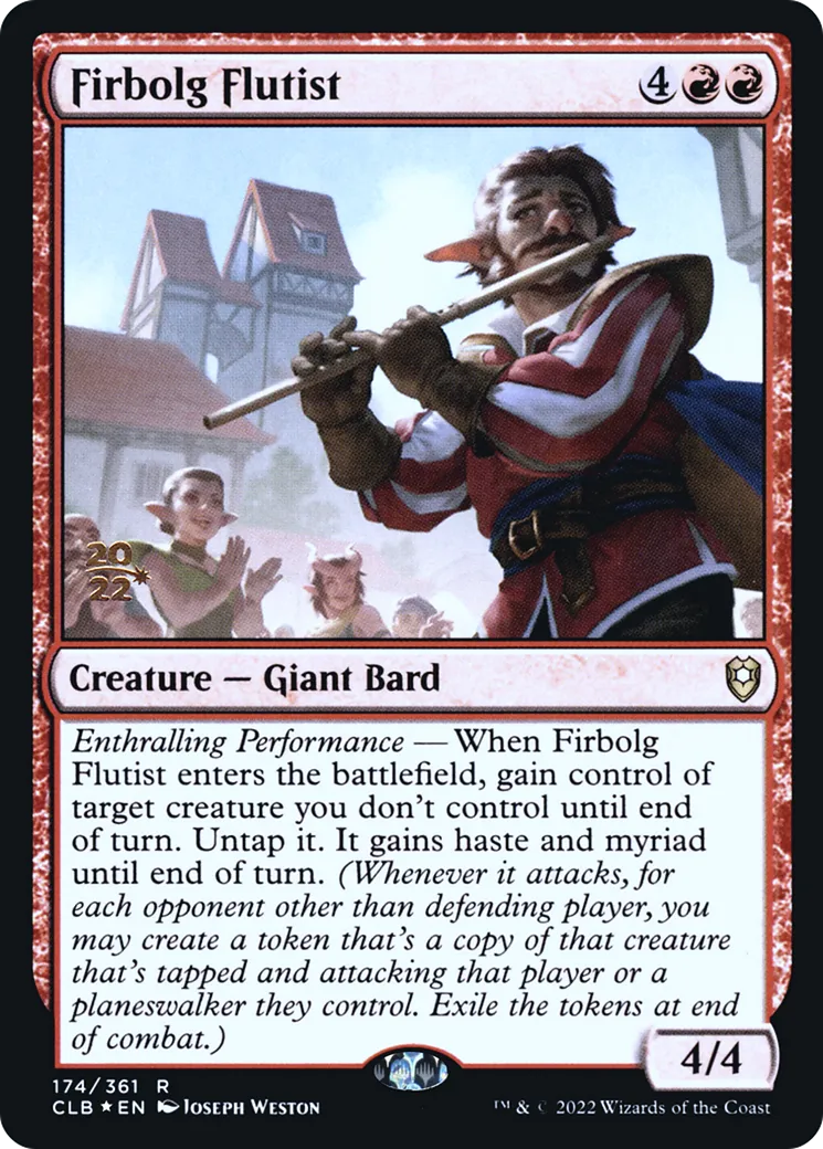 Firbolg Flutist — Battle for Baldur's Gate Promos — Magic: The Gathering