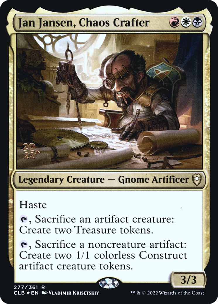 Jan Jansen, Chaos Crafter — Battle for Baldur's Gate Promos — Magic: The Gathering
