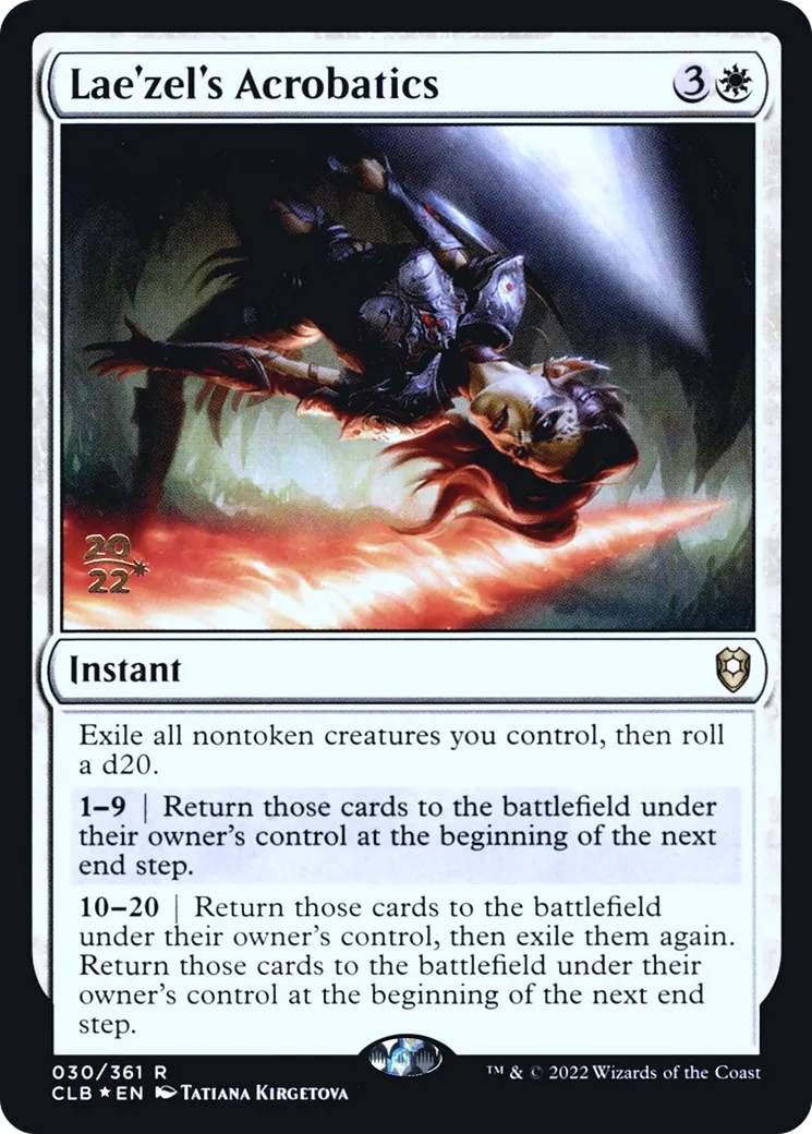 Lae'zel's Acrobatics — Battle for Baldur's Gate Promos — Magic: The Gathering
