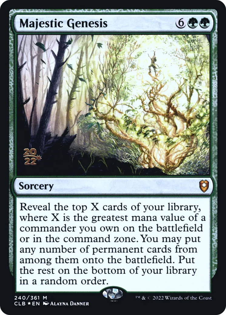 Genèse majestueuse — Battle for Baldur's Gate Promos — Magic: The Gathering