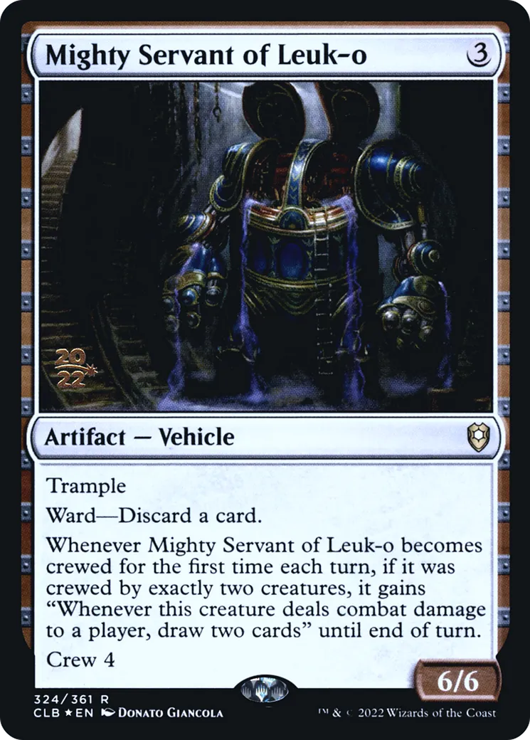 Mighty Servant of Leuk-o — Battle for Baldur's Gate Promos — Magic: The Gathering
