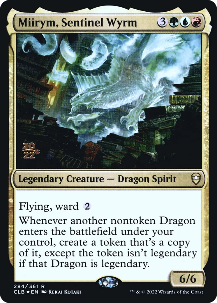 Miirym, dragon sentinelle from Battle for Baldur's Gate Promos - Magic: The Gathering