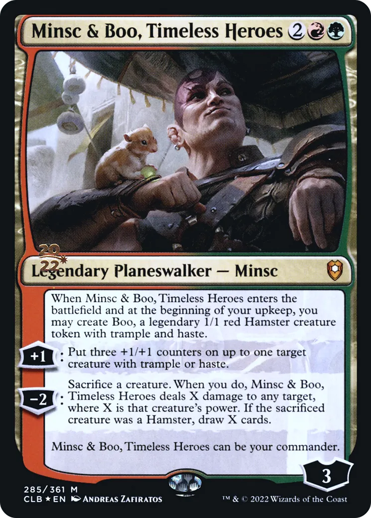 Minsc & Boo, Timeless Heroes — Battle for Baldur's Gate Promos — Magic: The Gathering