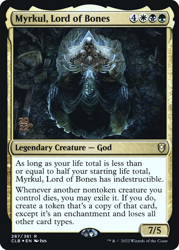 Myrkul, Lord of Bones — Battle for Baldur's Gate Promos — Magic: The Gathering