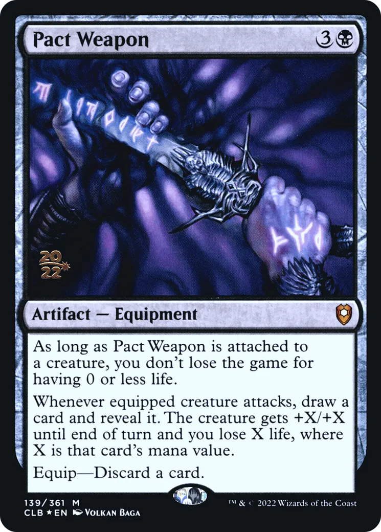 Pact Weapon — Battle for Baldur's Gate Promos — Magic: The Gathering