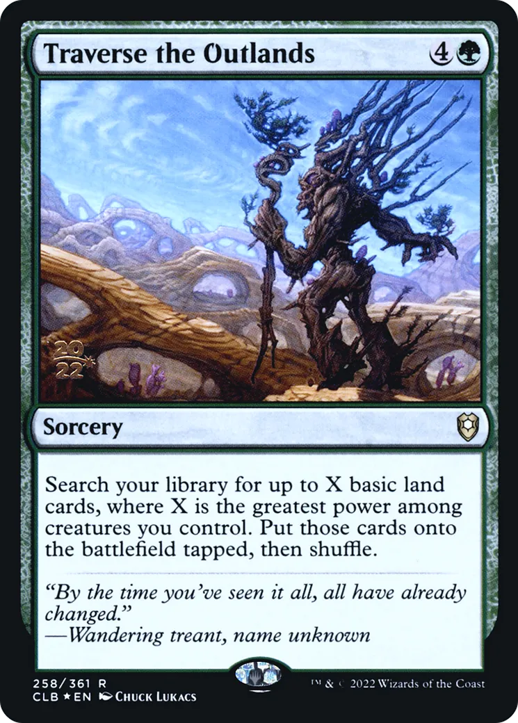 Traversée des Terres Extérieures — Battle for Baldur's Gate Promos — Magic: The Gathering