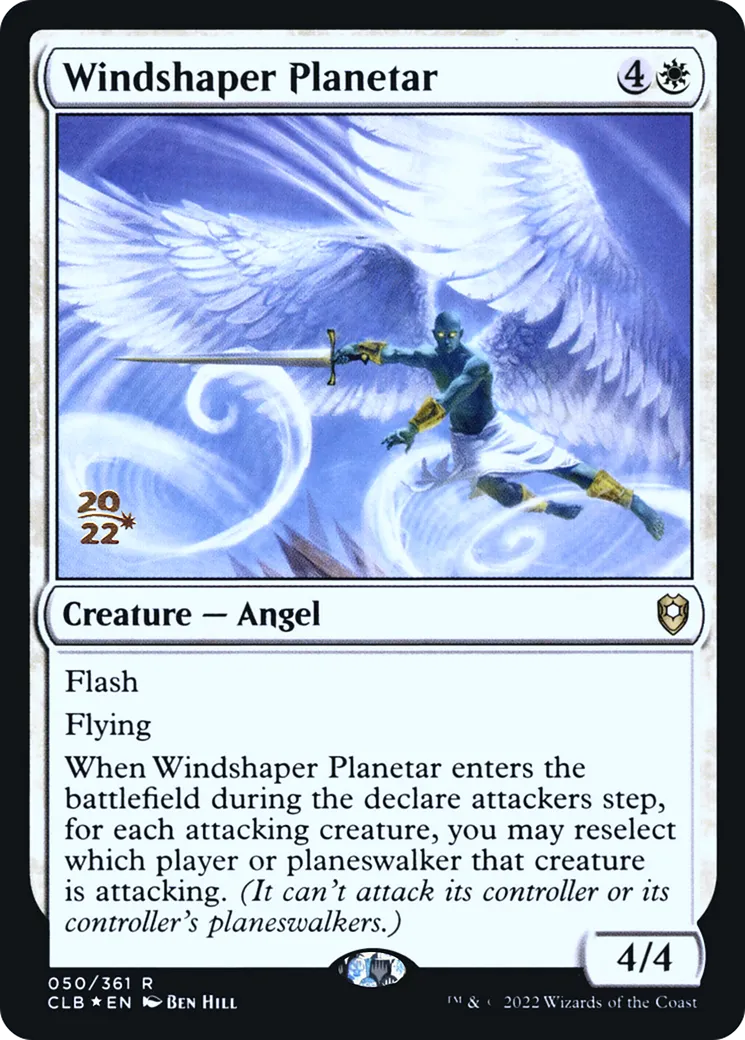 Windshaper Planetar — Battle for Baldur's Gate Promos — Magic: The Gathering