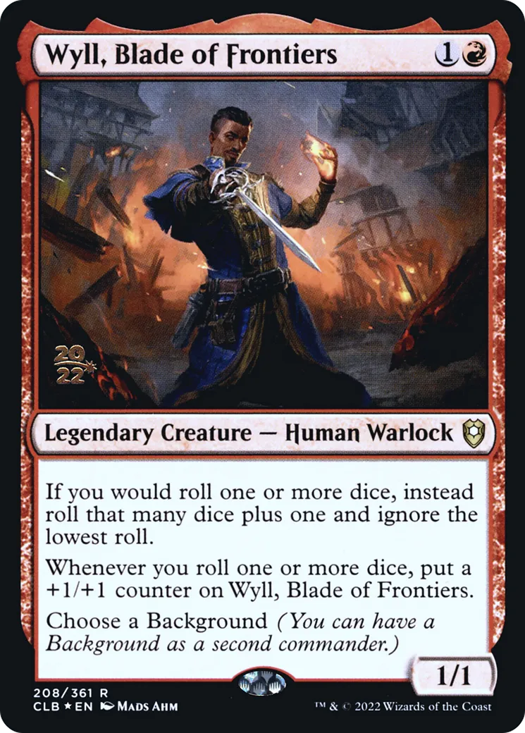 Wyll, lame des frontières from Battle for Baldur's Gate Promos - Magic: The Gathering