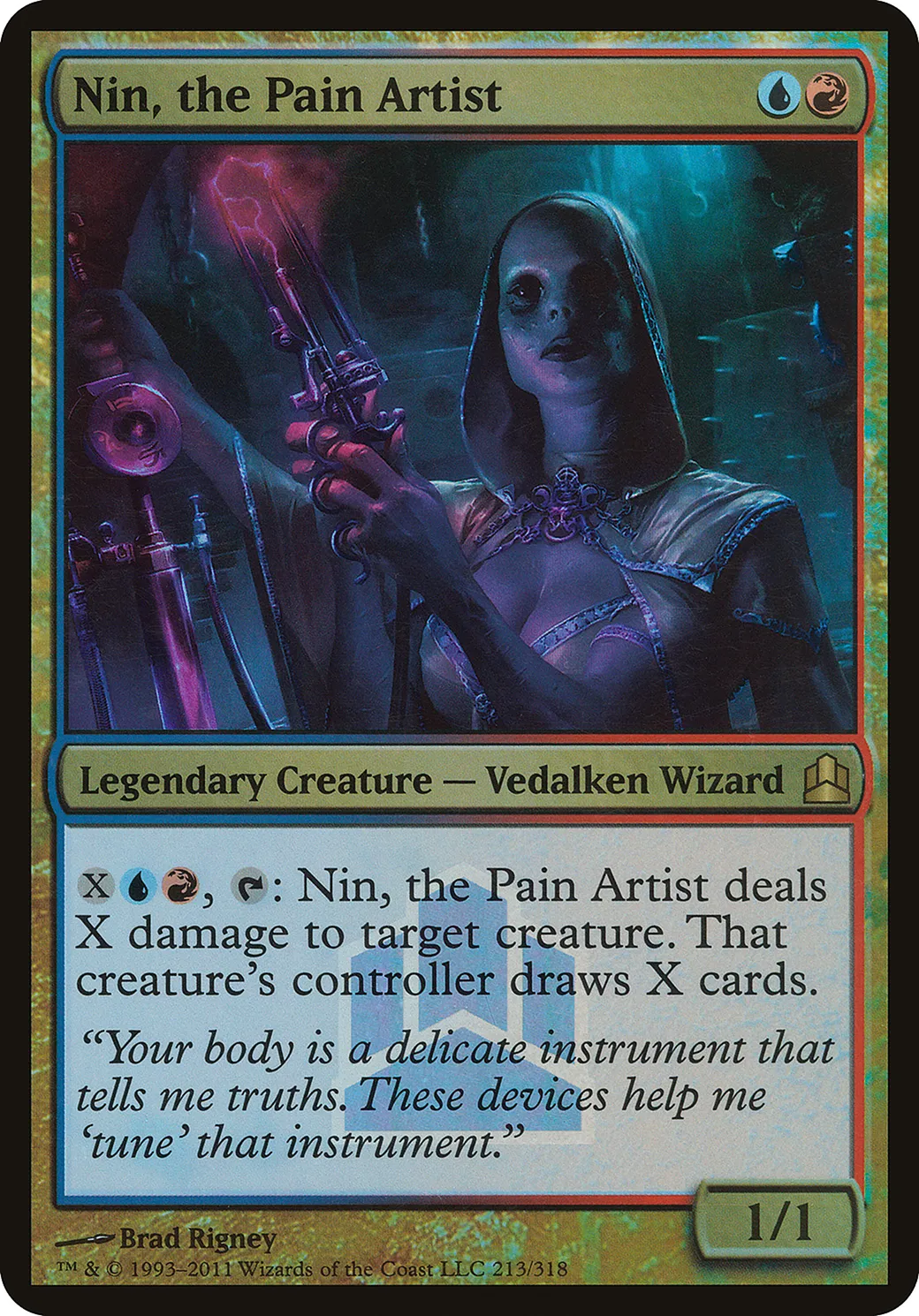Nin, the Pain Artist — Commander 2011 Launch Party — Magic: The Gathering