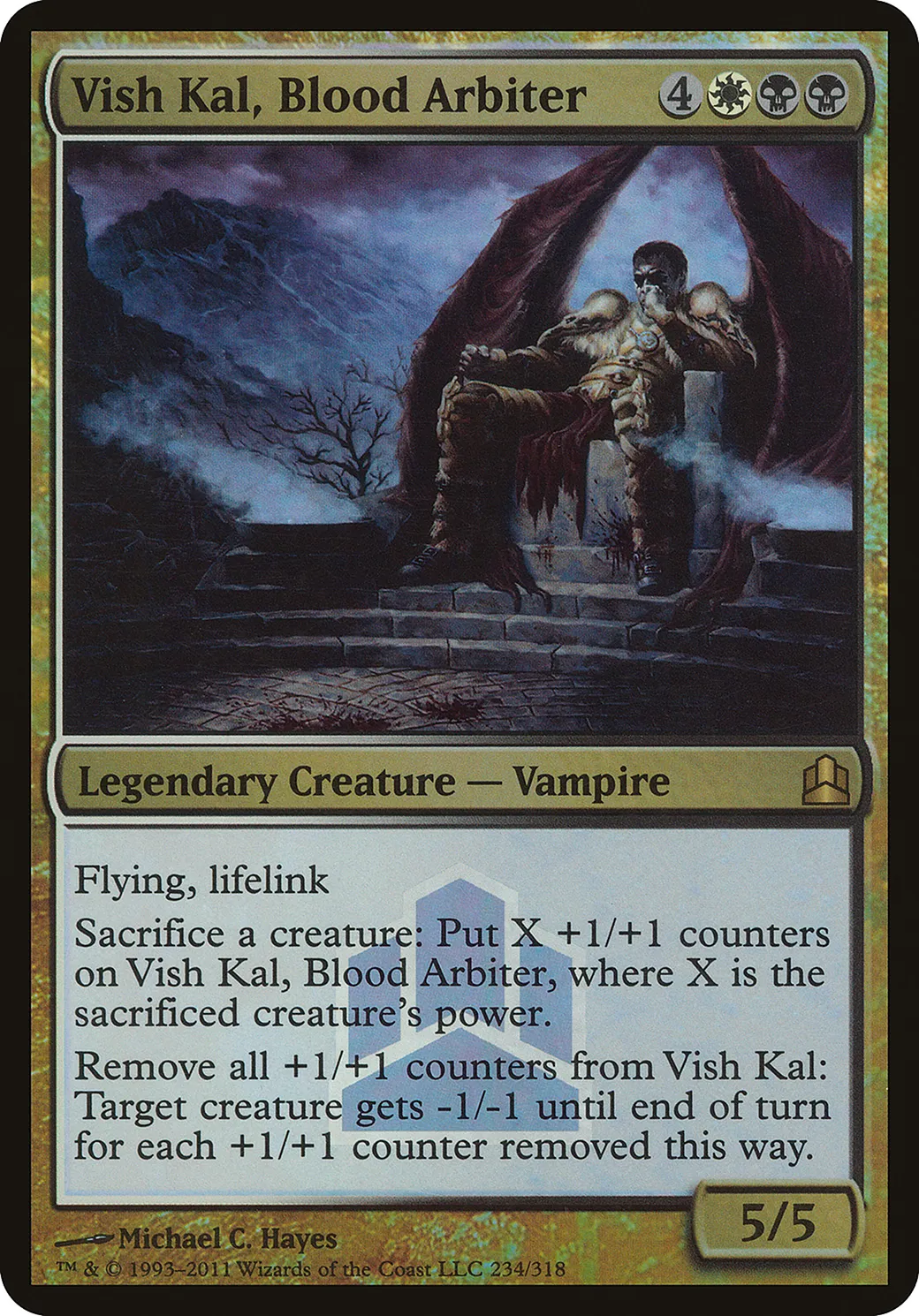 Vish Kal, Blood Arbiter — Commander 2011 Launch Party — Magic: The Gathering